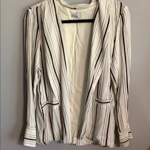 Striped boyfriend blazer